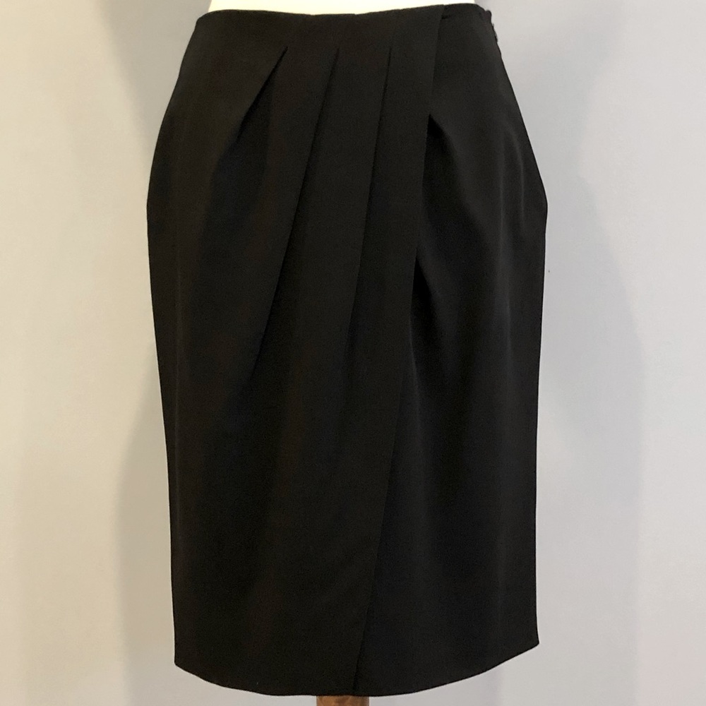 Vintage Piazza Sempione wrap effect wool skirt